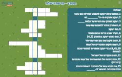 תשבץ לפרשת וישלח